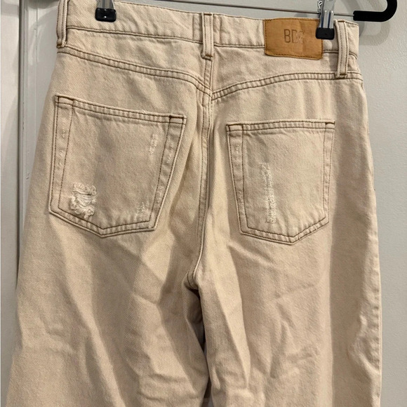 BDG Urban Outfitters PAX Women's 26 Natural Pax Beige Ripped Straight Jeans - Picture 11 of 11